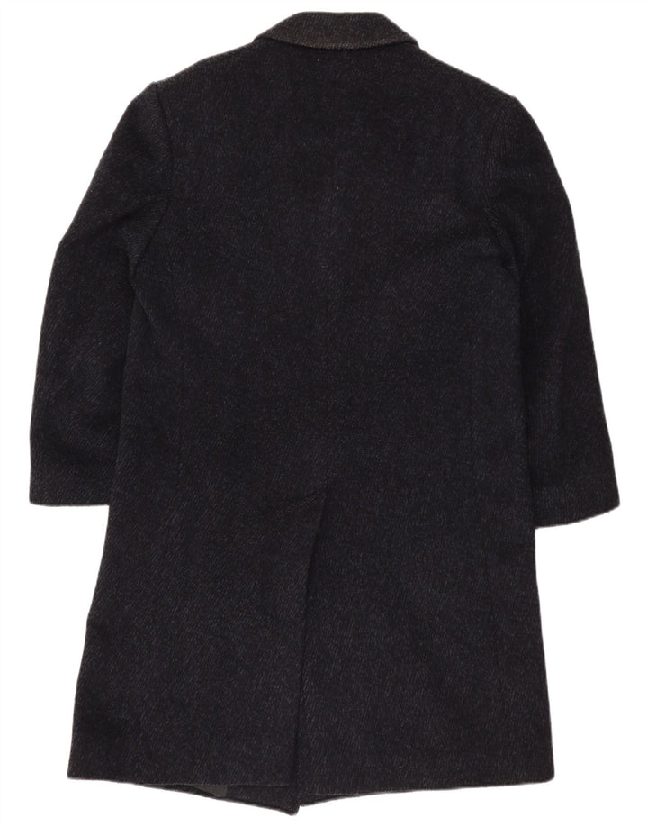 Sobretudo masculino vintage UK 40 grande azul marinho