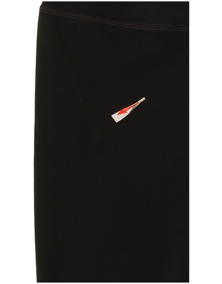Leggings Nike Capri Mulher UK 4 XS Poliéster Preto