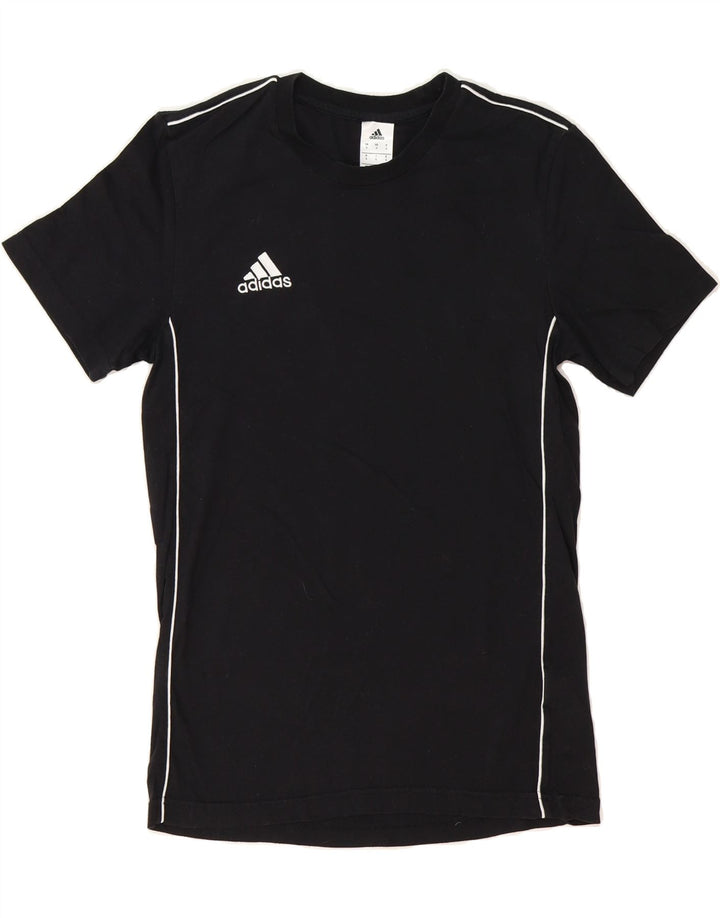 ADIDAS Mens T-Shirt Small Black Cotton Vintage Adidas and Second-Hand Adidas from Messina Hembry 