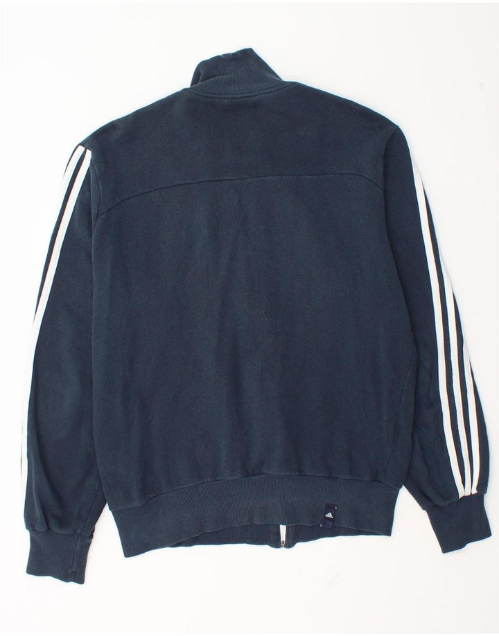 Adidas Mens Full Tracksuit UK 38/40 Médio Azul Marinho Algodão