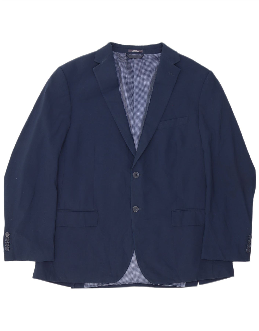 Jaqueta blazer masculina MARKS & SPENCER com 2 botões de ajuste regular Reino Unido 44 XL azul marinho