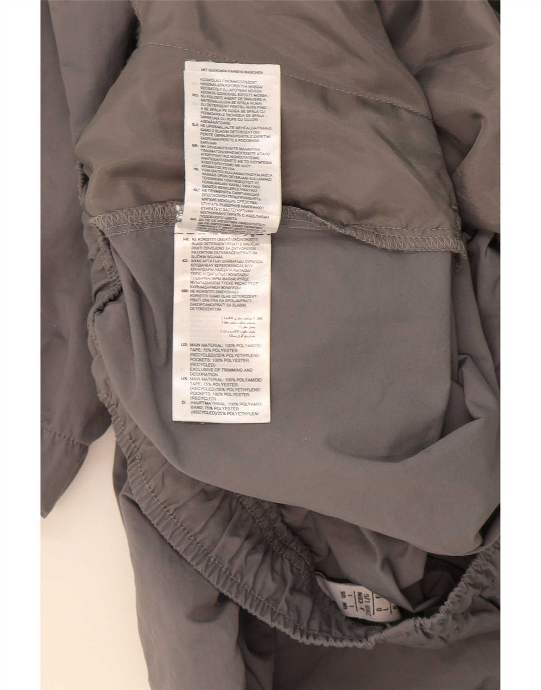 Adidas Mens Cargo Calças de treino Joggers Grande Cinza Poliamida