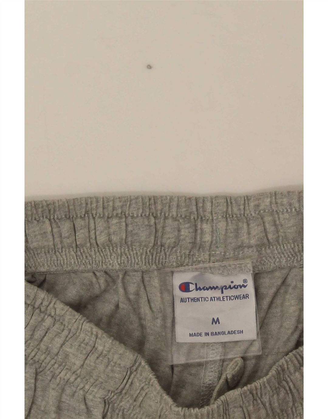 Shorts esportivos gráficos masculinos Champion algodão cinza médio