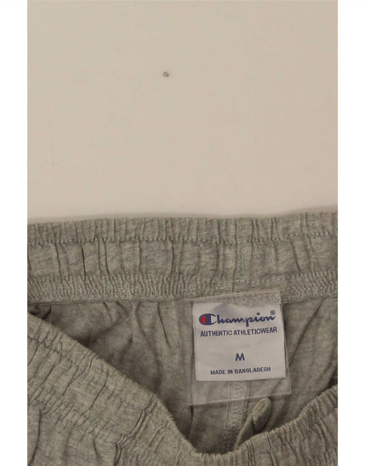Shorts esportivos gráficos masculinos Champion algodão cinza médio