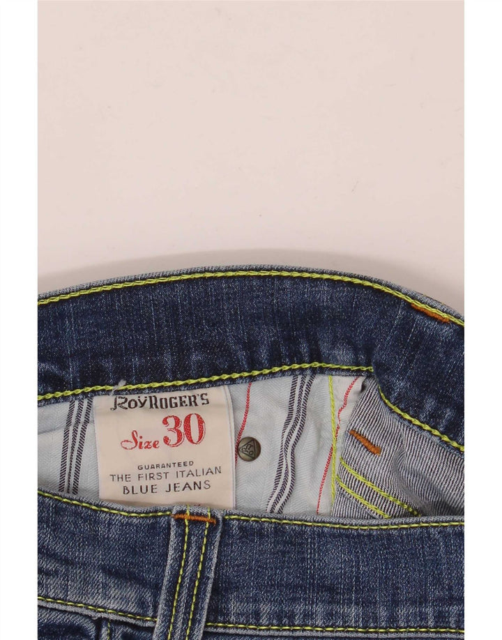 Calça jeans feminina Roy Rogers W30 L34 azul algodão