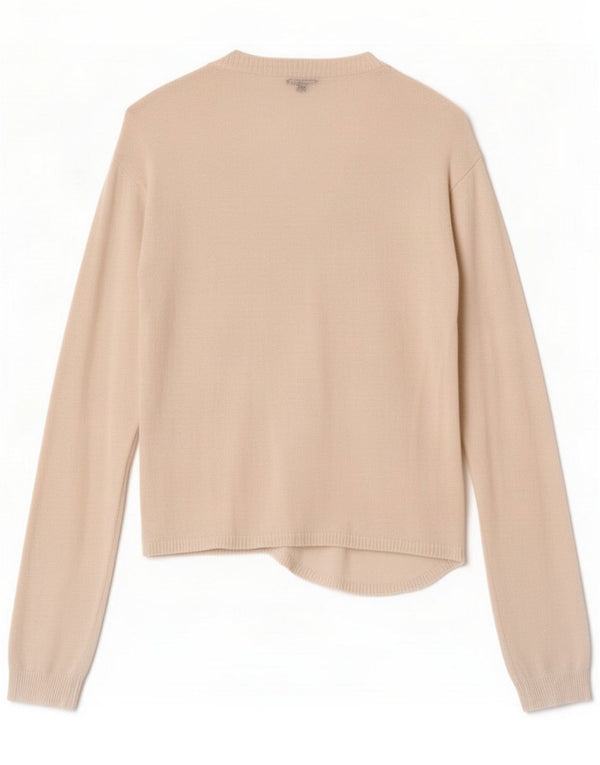 Hobbs Womens Cardigan Sweater UK 14 Médio Off White Viscose