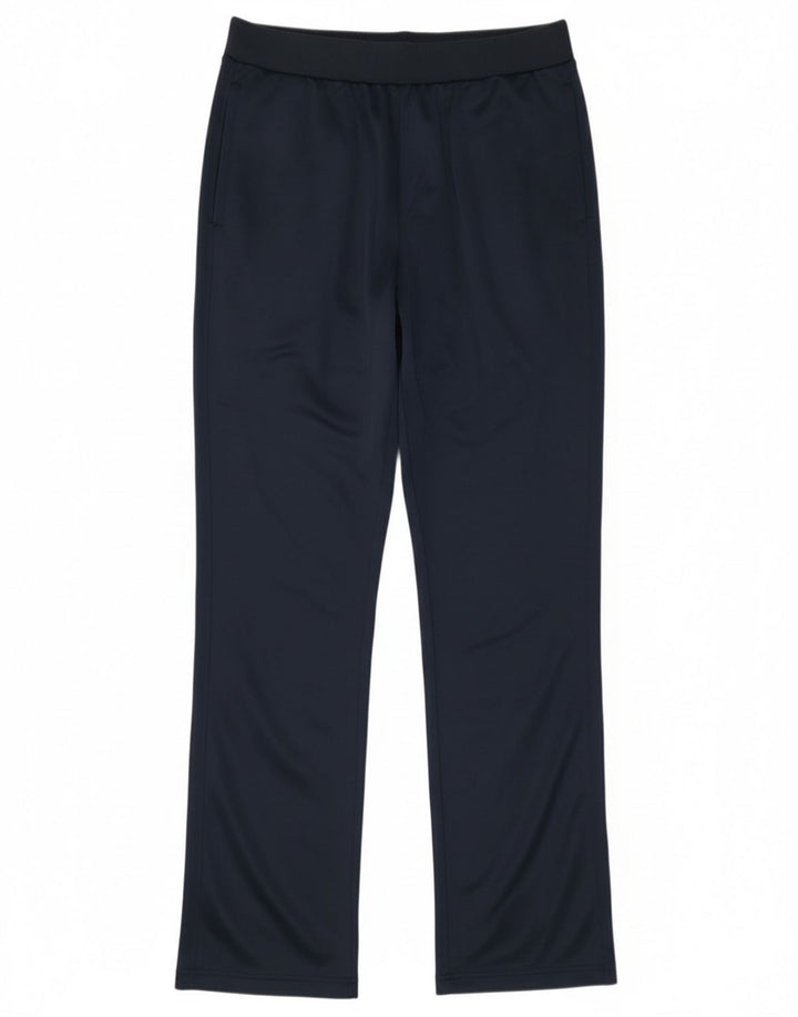 Calça de treino feminina Diadora UK 14 grande poliéster azul marinho