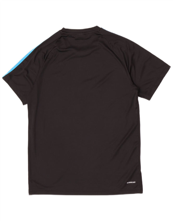 Adidas Mens Aeroready Camiseta Top Médio Poliéster Preto
