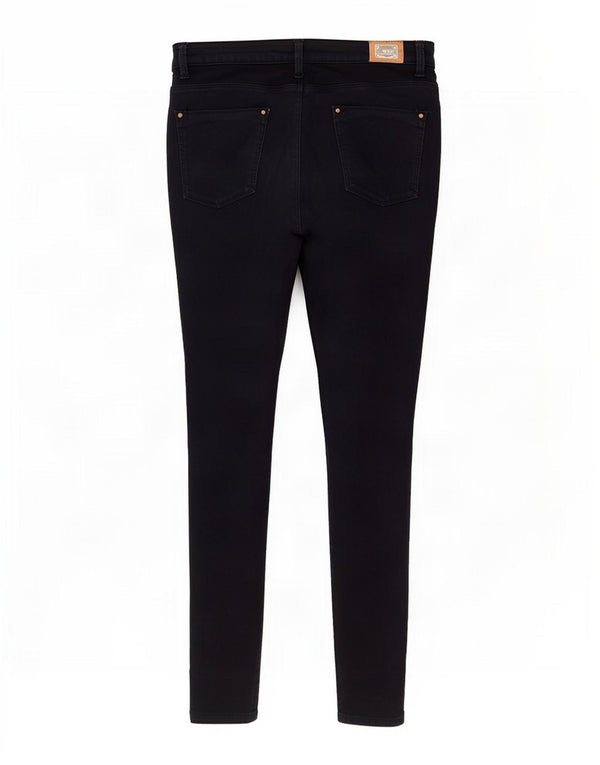 Calça feminina casual skinny Zara UE 38 pequena W28 L30 azul marinho