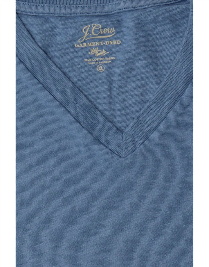 J. CREW Mens T-Shirt Top XL Blue Cotton Vintage J. Crew and Second-Hand J. Crew from Messina Hembry 
