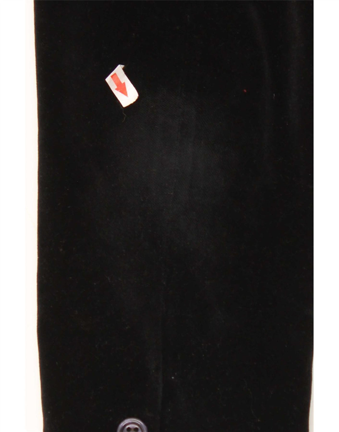 Jaqueta blazer feminina de veludo com 2 botões St Michael Reino Unido 14 algodão preto médio