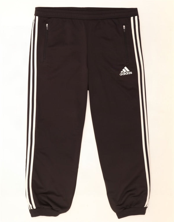 Adidas Mens Calças de treino Joggers Grande Poliéster Preto