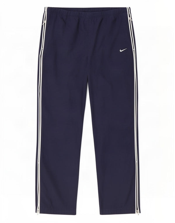 Calça de treino feminina Nike UK 14/16 grande azul marinho poliéster