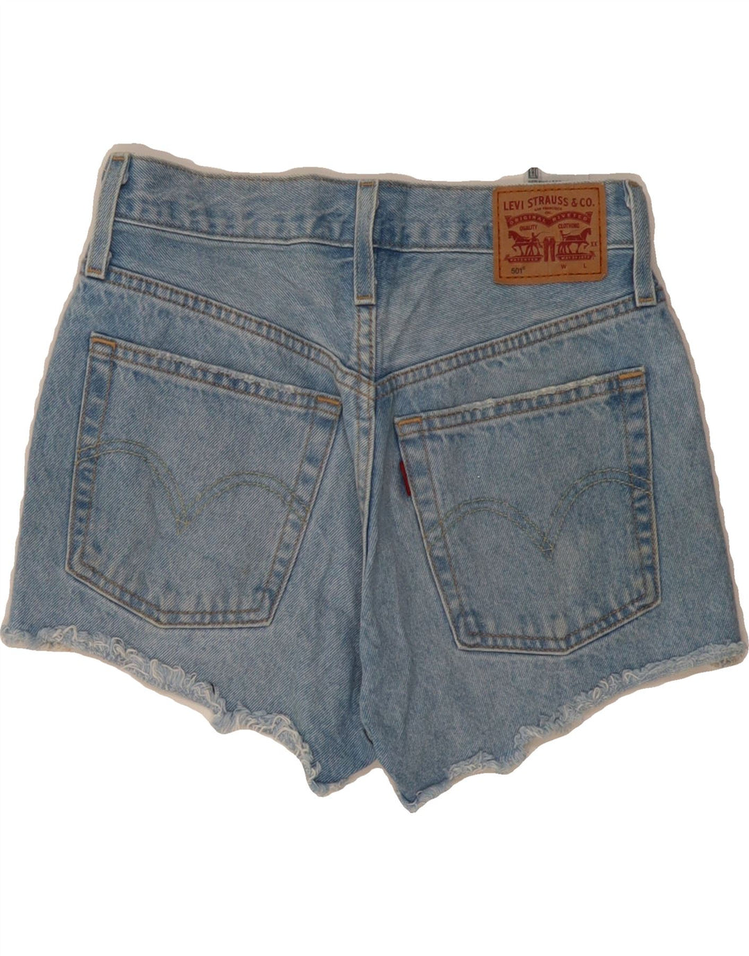 LEVI'S Womens 501 Denim Hot Pants W24 XS Blue Cotton Vintage Levi's and Second-Hand Levi's from Messina Hembry 