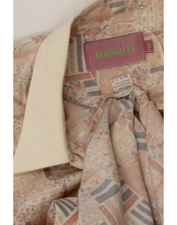 Camisa feminina HANAITI UK 14 média multicolorida patchwork poliéster