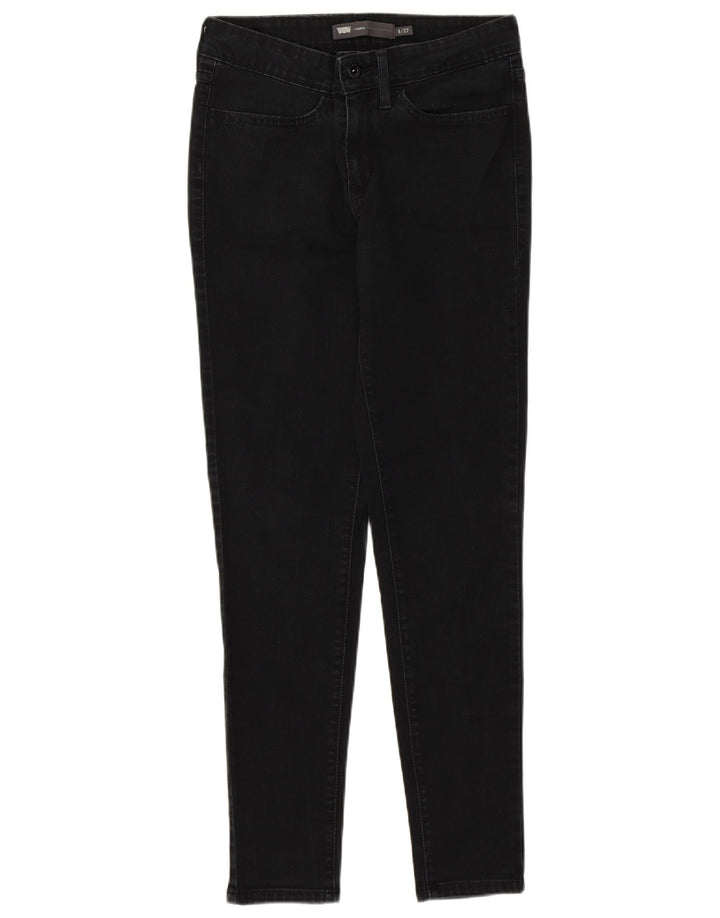 Legging feminina Levi's US 4 pequena W27 L28 algodão preto