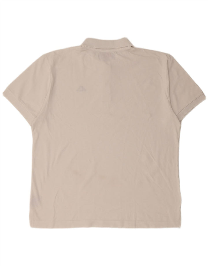 Camisa polo masculina KAPPA XL algodão branco
