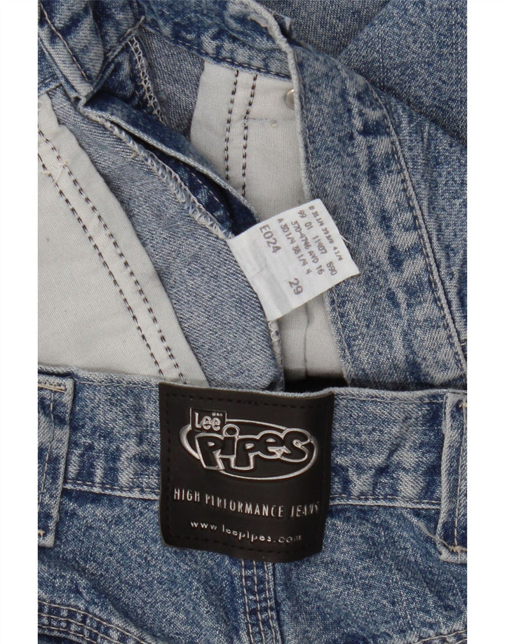 Shorts jeans feminino LEE W29 algodão azul médio