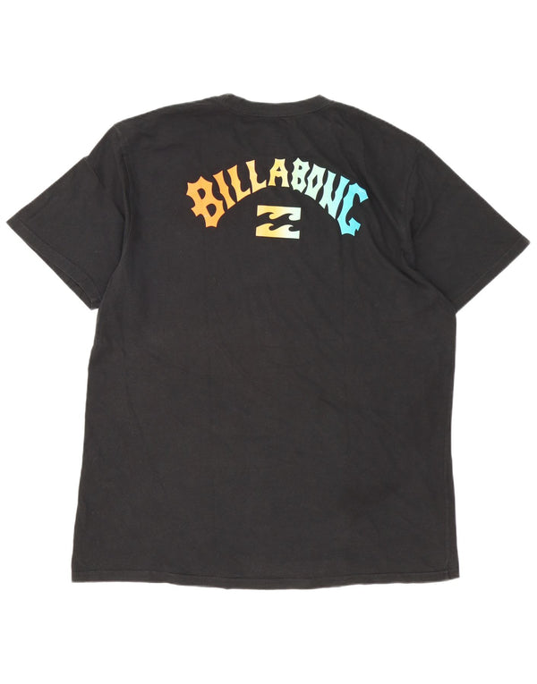 Camiseta gráfica masculina Billabong Top 2XL algodão preto