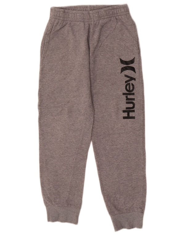 Calça de treino Hurley Boys Graphic Joggers 10-11 anos cinza médio