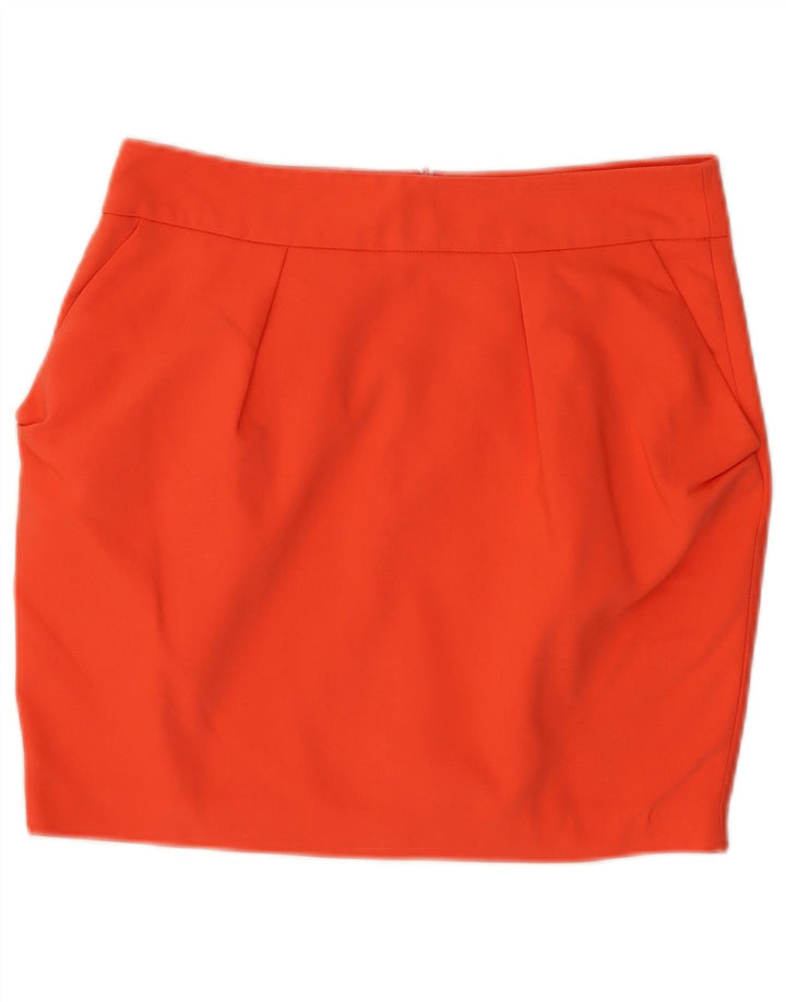 Minissaia feminina ZARA grande W30 laranja