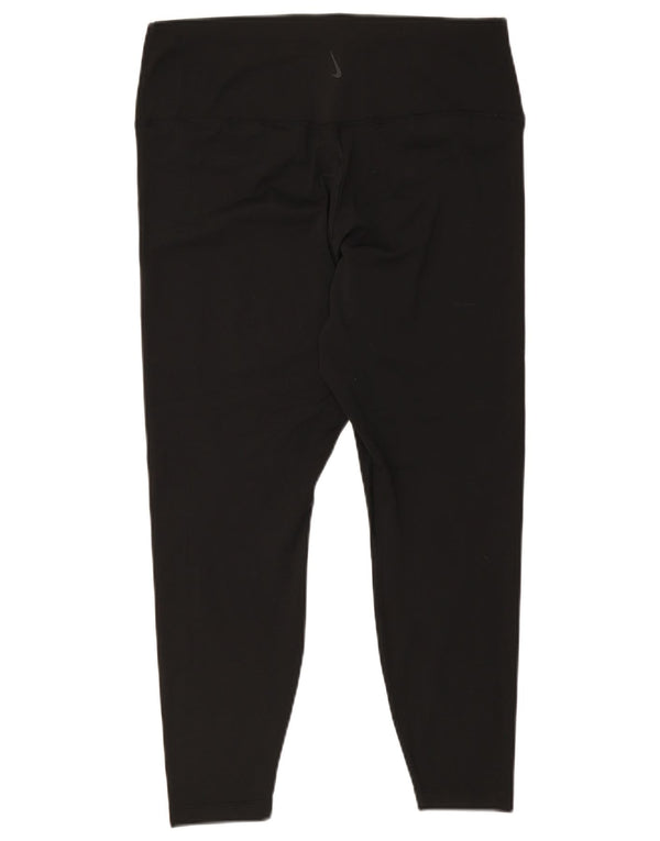 Leggings Nike Dri Fit Crop Feminino UK 18 XL Preto Poliéster