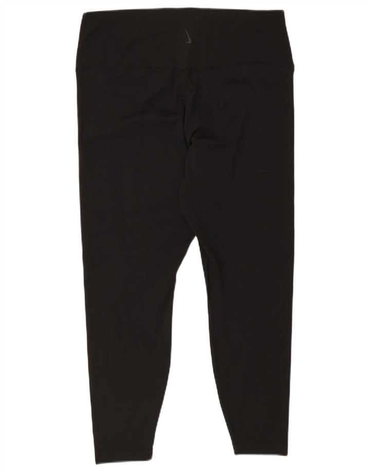 Leggings Nike Dri Fit Crop Feminino UK 18 XL Preto Poliéster