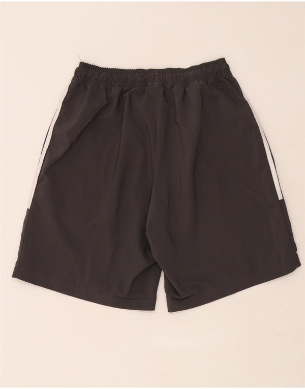 Shorts esportivos masculinos Adidas médio preto poliéster