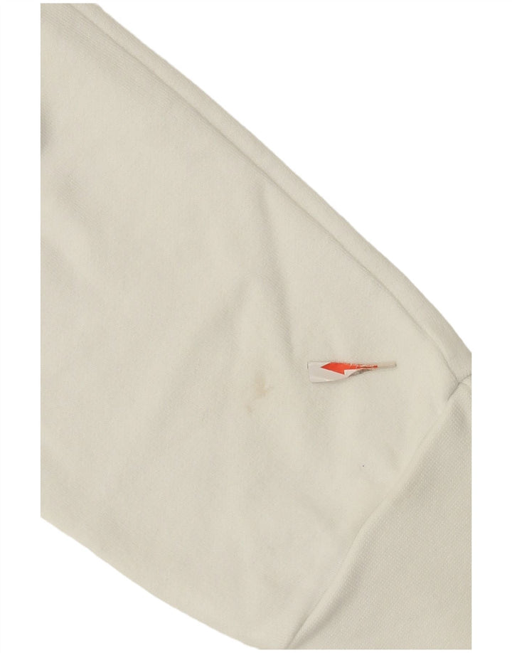 Suéter com capuz gráfico masculino Pyrex XL algodão branco