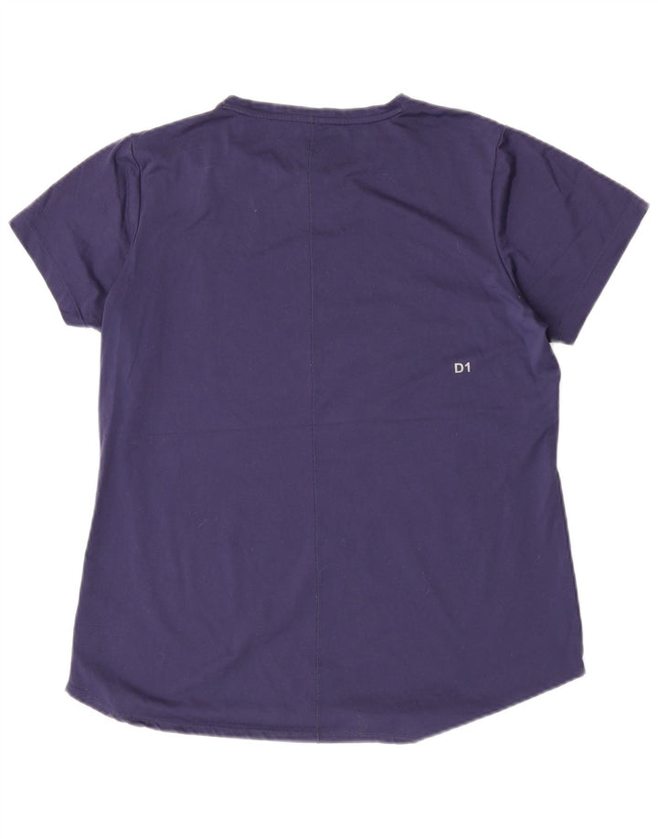 Camiseta feminina Asics Graphic UK 16 grande azul marinho