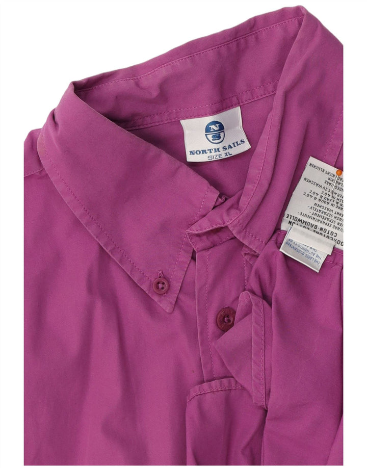 Camisa masculina NORTH SAILS XL algodão roxo