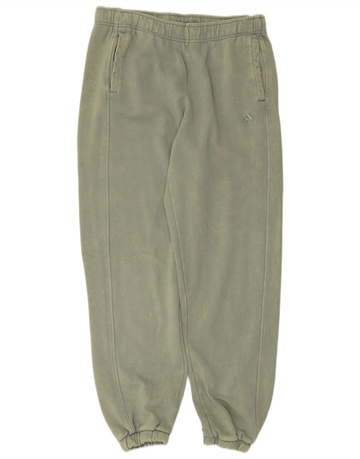 Adidas Mulheres Treino Calças Joggers UK 14 Médio Verde