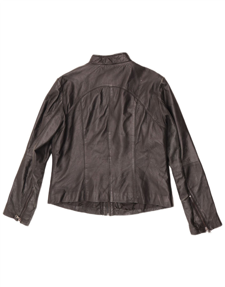 Jaqueta feminina de couro Conbipel IT 48 XL couro preto
