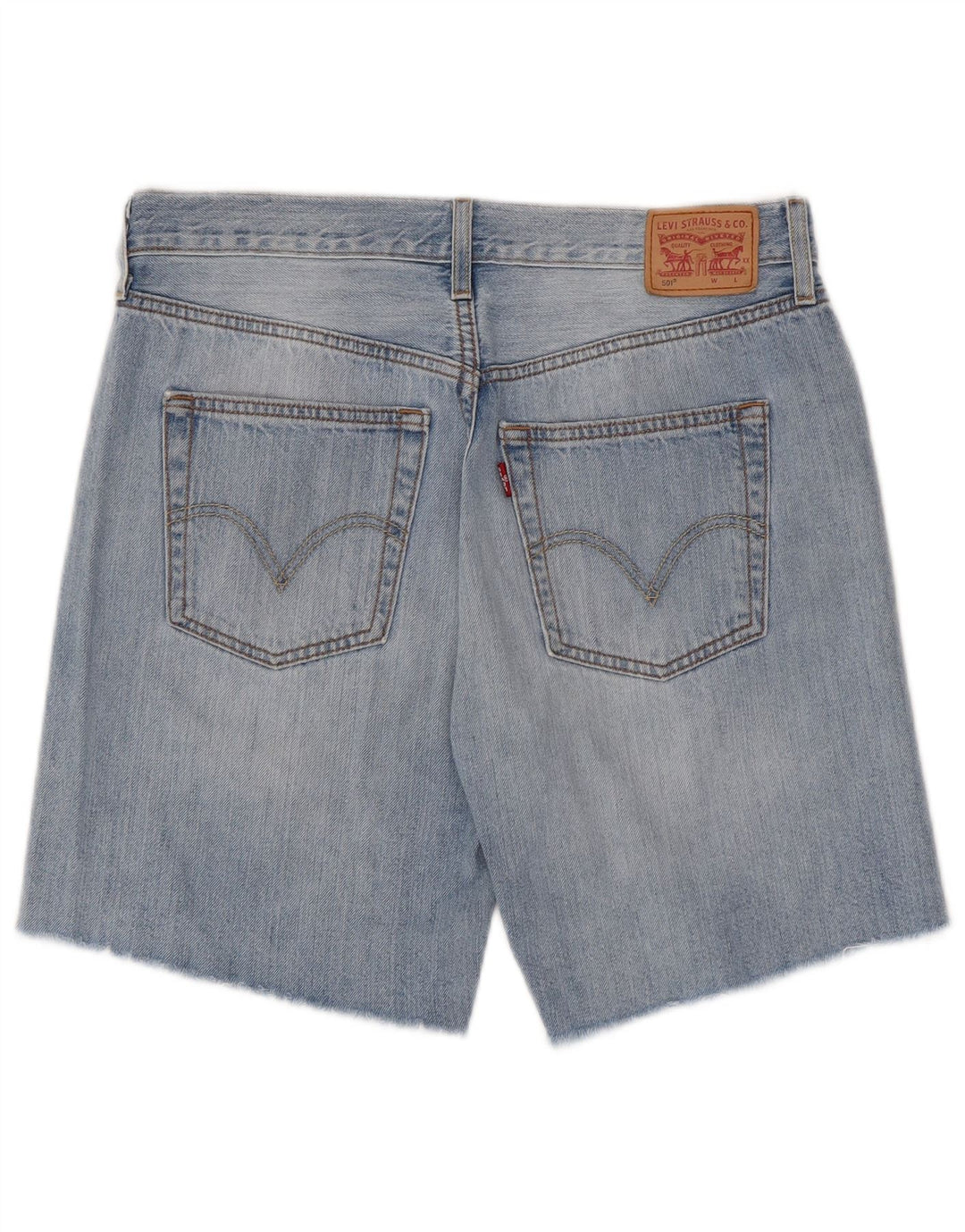 Shorts jeans masculino 501 da Levi's W30 algodão azul médio