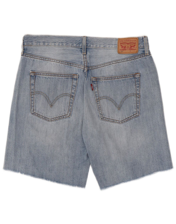 Shorts jeans masculino 501 da Levi's W30 algodão azul médio