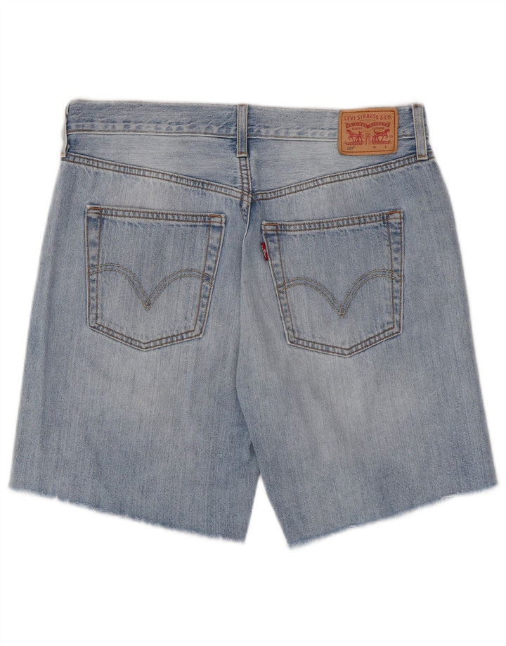 Shorts jeans masculino 501 da Levi's W30 algodão azul médio