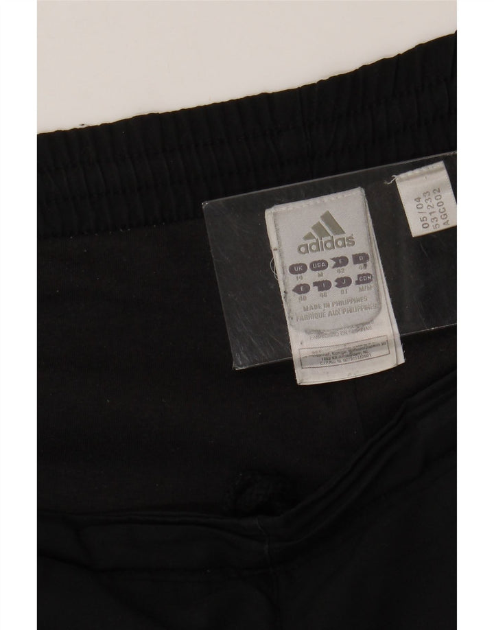 Calça de treino feminina Adidas UK 14 poliéster preto médio