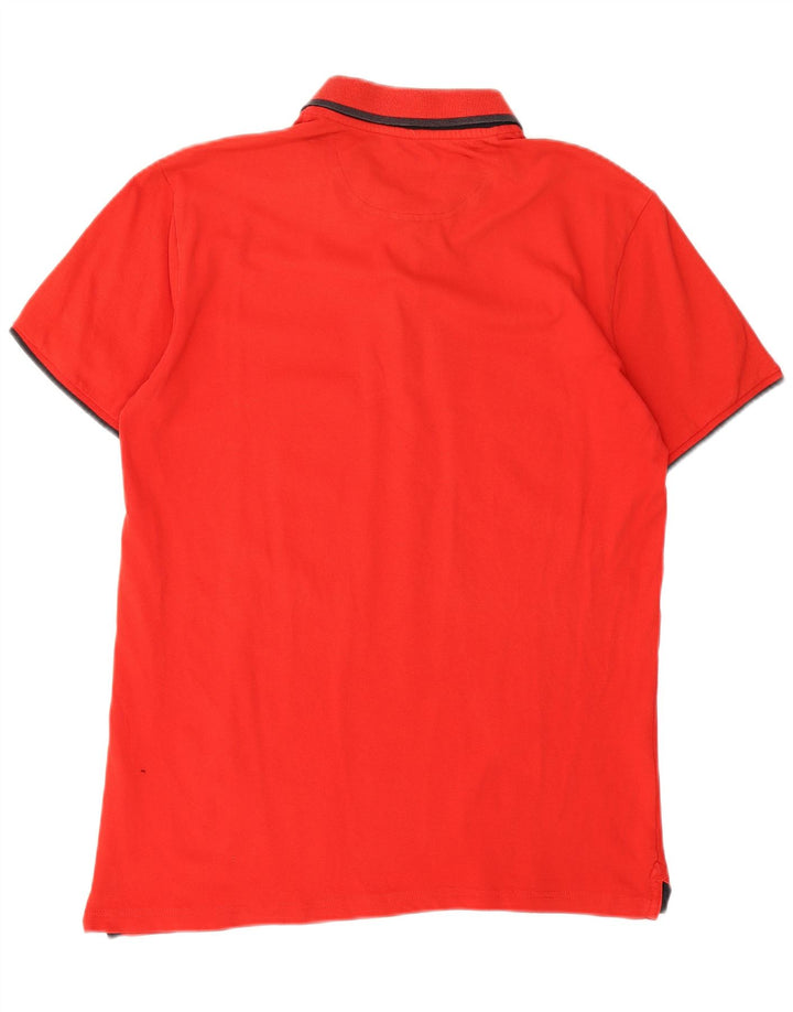 Camisa polo masculina CHAMPION grande algodão vermelho