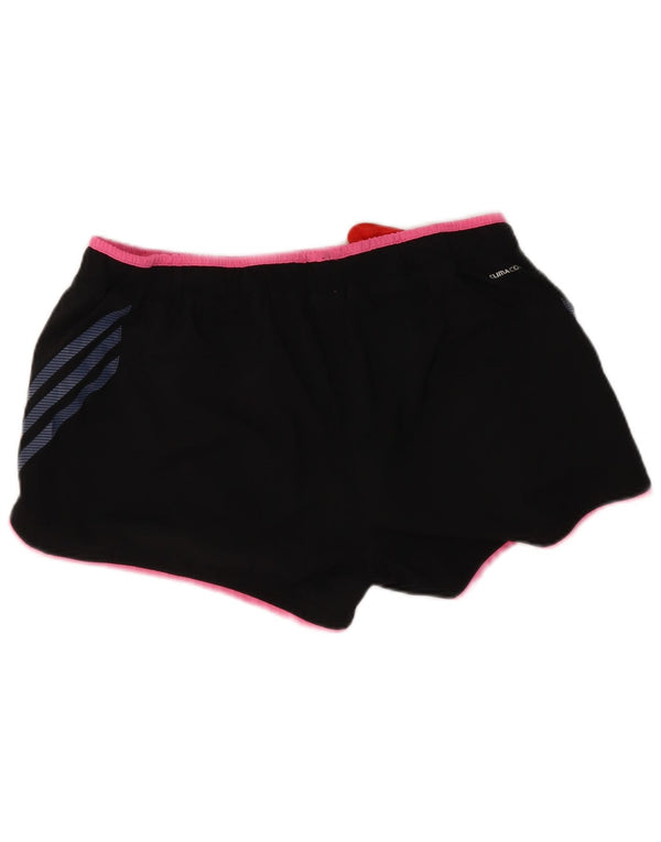 Adidas Womens Climacool Sport Shorts UK 12 Médio Preto Poliéster