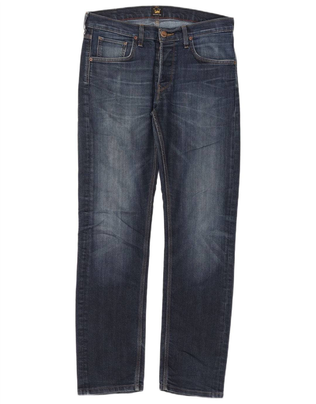 Lee Mens Daren Slim Jeans W33 L31 Azul Algodão