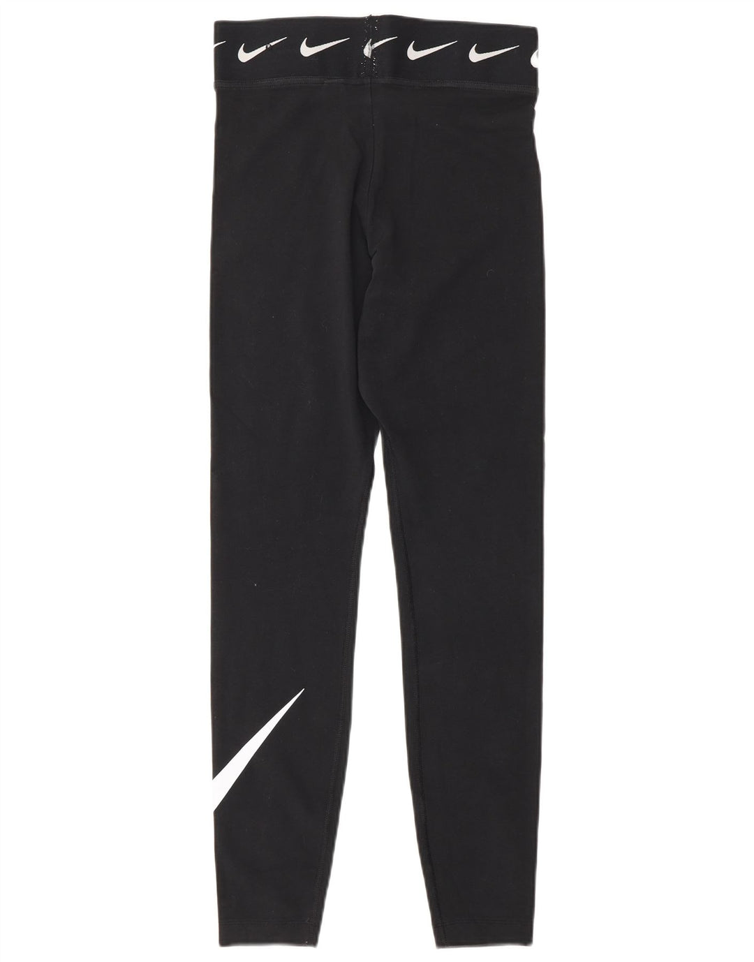 Leggings Nike Femininas Gráficas UK 10 Pequenas Algodão Preto