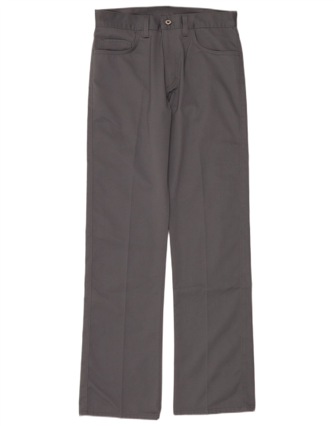 Calça casual masculina Mustang Bootcut W33 L34 poliéster cinza