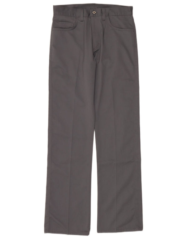 Calça casual masculina Mustang Bootcut W33 L34 poliéster cinza