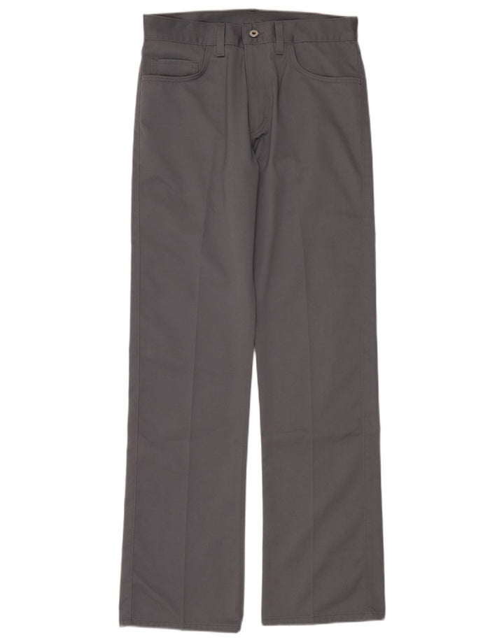 Calça casual masculina Mustang Bootcut W33 L34 poliéster cinza