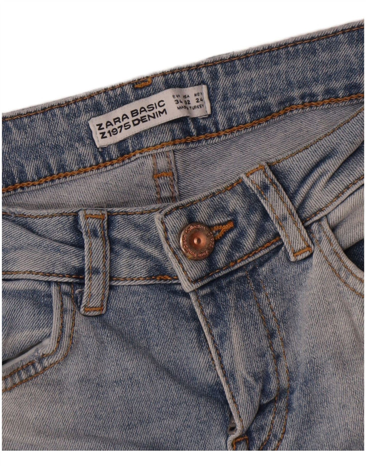 Zara Jeans Slim Feminino EU 34 2XS W24 L26 Azul