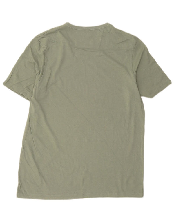 Camiseta feminina Hugo Boss UK 16 grande algodão verde