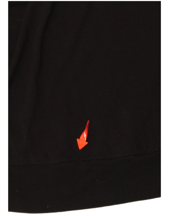 Blusa feminina DESIGUAL com estampa oversized UK 16 grande preta