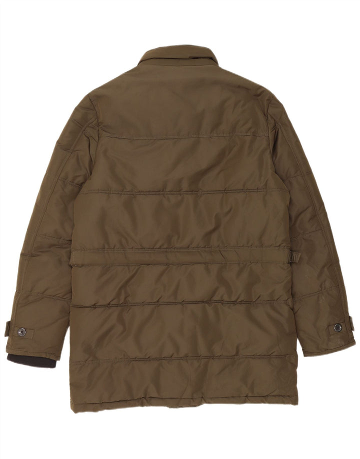 Jaqueta acolchoada masculina Zara UK 38 médio cáqui