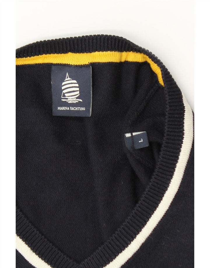 Marina Yachting Mens Colete Regata Grande Azul Marinho