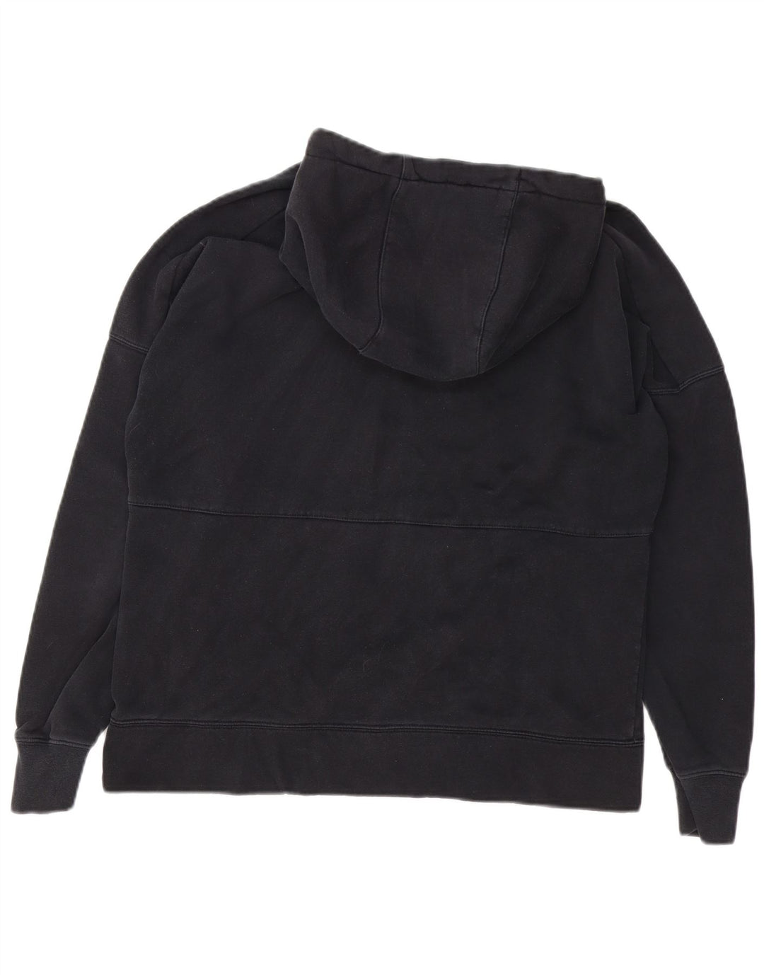 Nike masculino gráfico moletom com capuz médio algodão preto